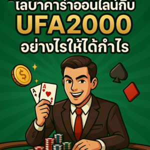 เล่นบาคาร่าออนไลน์กับ UFA2000 อย่างไรให้ได้กำไร
