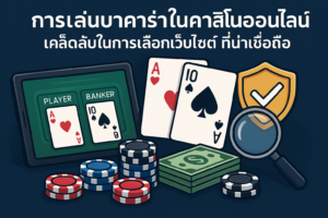 การเล่นบาคาร่าในคาสิโนออนไลน์: เคล็ดลับในการเลือกเว็บไซต์ที่น่าเชื่อถือ