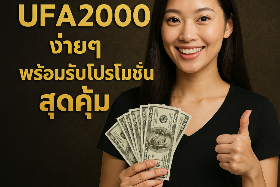 สมัครสมาชิก UFA2000 ง่ายๆ พร้อมรับโปรโมชั่นสุดคุ้ม