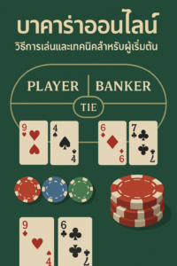บาคาร่าออนไลน์: วิธีการเล่นและเทคนิคสำหรับผู้เริ่มต้น