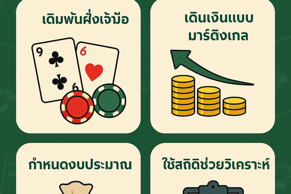 วิธีการเพิ่มโอกาสในการชนะบาคาร่า: กลยุทธ์ที่ช่วยให้คุณทำกำไร