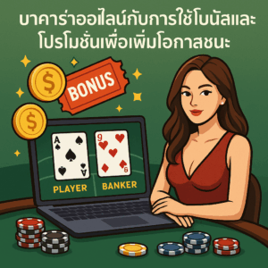 บาคาร่าออนไลน์กับการใช้โบนัสและโปรโมชั่นเพื่อเพิ่มโอกาสชนะ