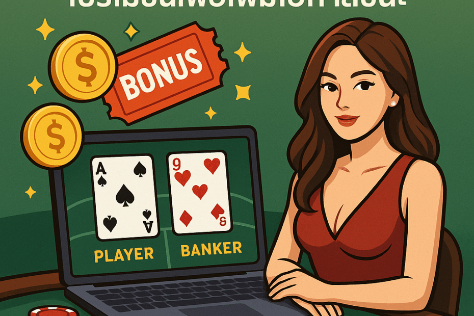 บาคาร่าออนไลน์กับการใช้โบนัสและโปรโมชั่นเพื่อเพิ่มโอกาสชนะ
