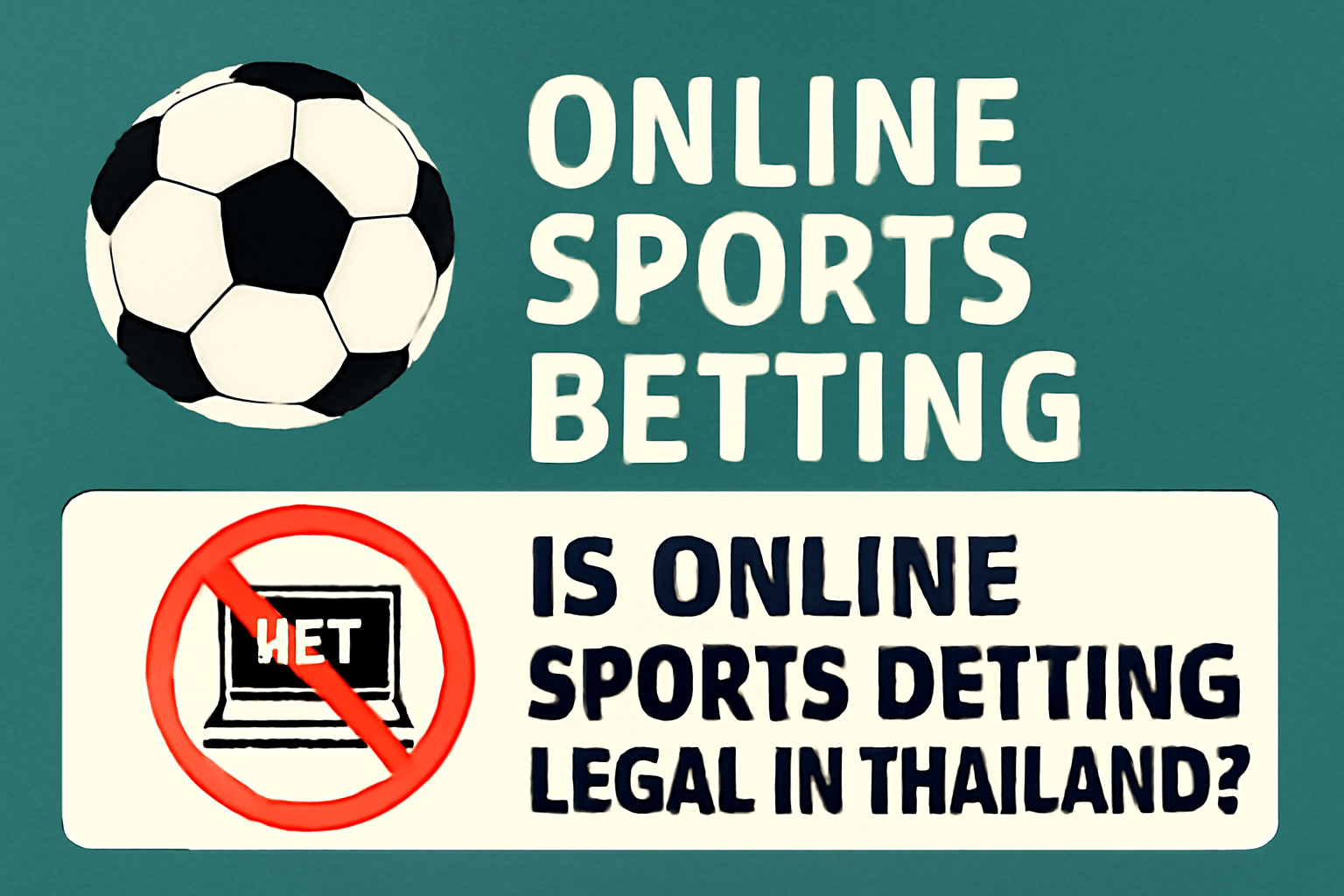 แทงบอลออนไลน์ถูกกฎหมายไหมในประเทศไทย?
